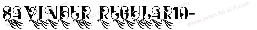 Savinder Regular10字体转换